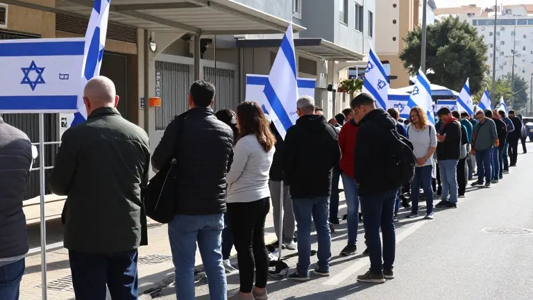 Illustration for: Netanyahu and Eisenkot tied as Israel seeks path past 61-seat threshold